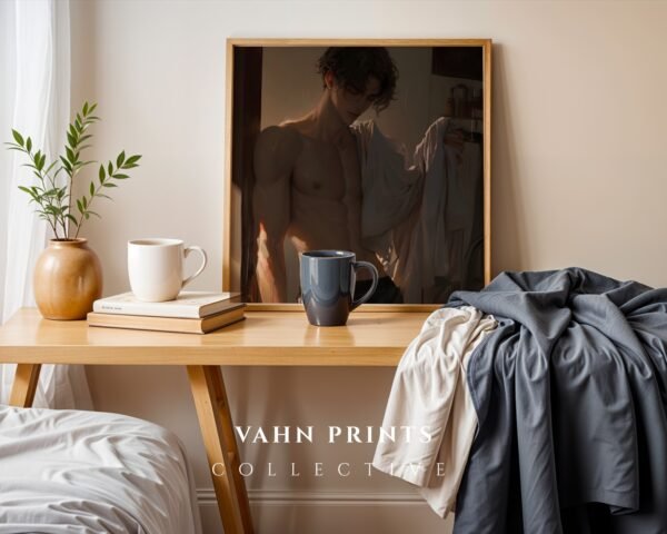 Masculine Romantic Wall Art Muscular Male Soulmate Husband Printable