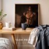 V90c_m3 Handsome Male Figure Wall Art Muscular Body Anime Romantic Decor