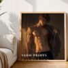 Soulmate Lover Printable Wall Art Muscular Male Ethereal Romance