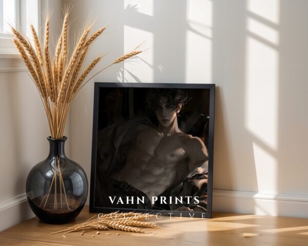 V96c_m4 Ethereal Anime Male Wall Art Muscular Handsome Romantic Download