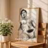 Minimal Nude Male Body Sketch Art Wall Decor