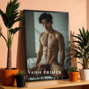 Elegant Male Portrait Wall Art Digital Print