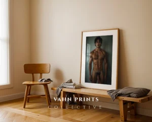 Classic Male Portrait Wall Art Print