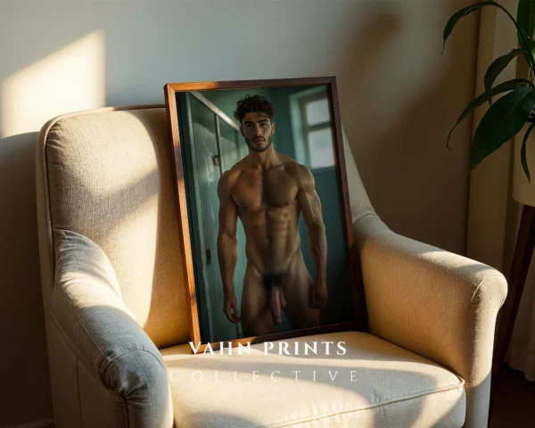 P120c_m1 Stylish Man Poster Wall Art Digital Download