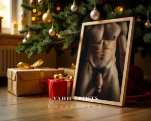 Abstract Artistic Male Anatomy Wall Decor