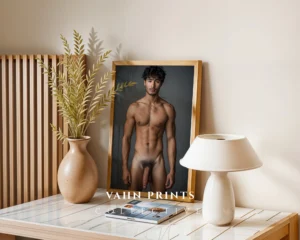 Male Portrait Wall Art Print