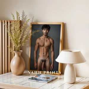 Male Portrait Wall Art Print