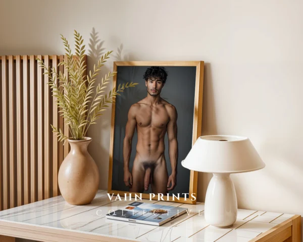 Male Portrait Wall Art Print