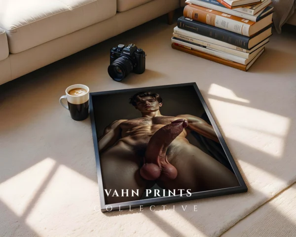 Modern Man Portrait Poster Digital Download