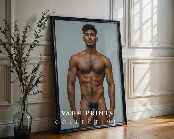 P140c_m1 Minimalist Male Photography Wall Art Print