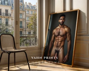 Stylish Male Model Poster Digital Download