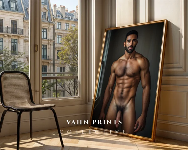 Stylish Male Model Poster Digital Download