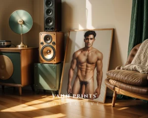 Handsome Man Wall Art Print