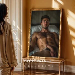 Contemporary Male Figure Poster Digital Download