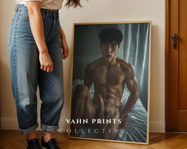 P154c_m1 Elegant Man Portrait Wall Art Print