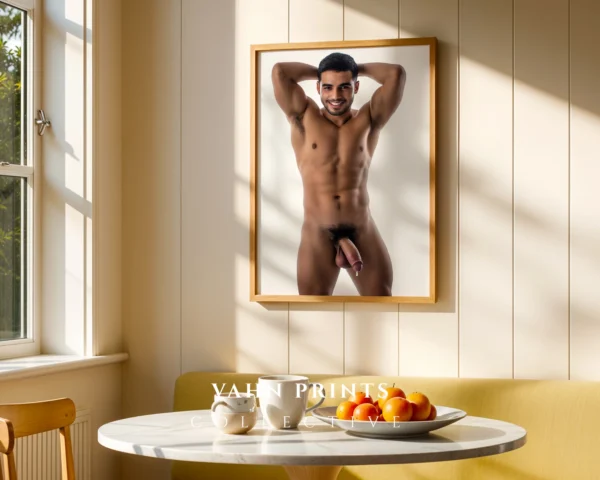 Chic Man Photography Wall Art Print