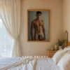 Masculine Male Figure Wall Art Print