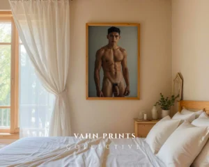 P170c_m1 Masculine Male Figure Wall Art Print