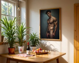 Stylish Male Wall Art Print