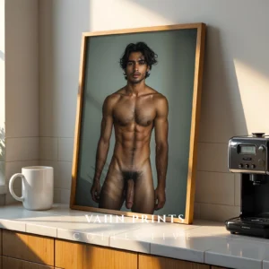 Hipster Man Wall Art Print