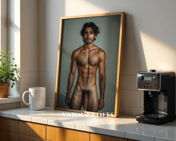 P178c_m1 Hipster Man Wall Art Print