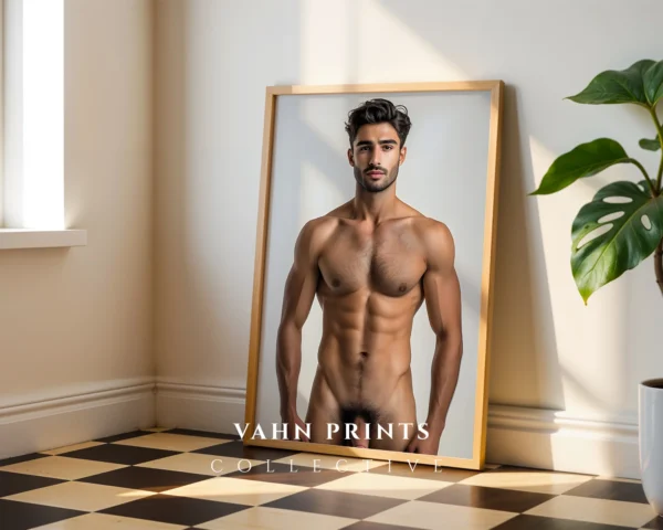 Masculine Man Wall Art Print