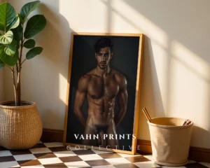 Stylish Male Poster Digital Download