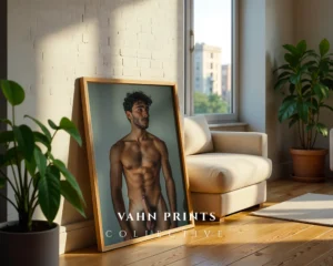 Contemporary Male Poster Digital Download