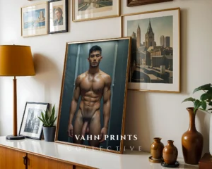 Fashionable Male Photography Wall Art Print