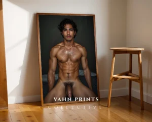 Hipster Male Wall Art Print