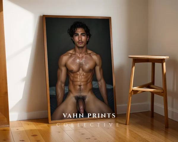 Hipster Male Wall Art Print