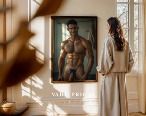 Handsome Man Photography Wall Art Print