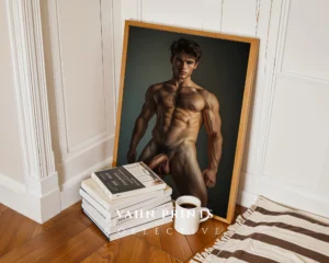 Contemporary Male Photography Wall Art Print