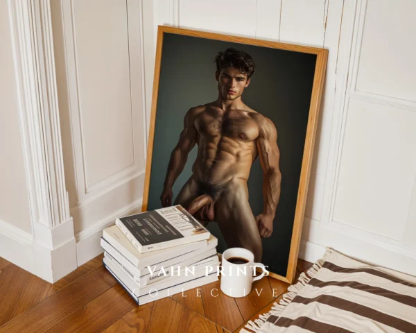 P53c_m1 Contemporary Male Photography Wall Art Print