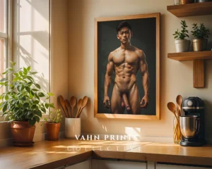 Elegant Male Wall Art Print