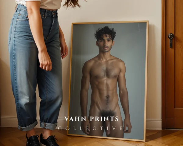 Masculine Male Photography Wall Art Print