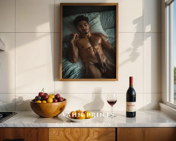 P68c_m1 Elegant Male Photography Wall Art Print