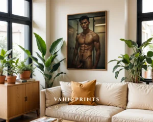 Artistic Male Wall Art Print