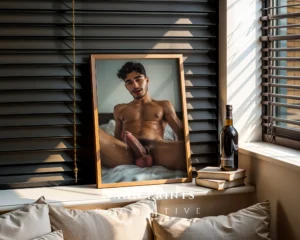 Contemporary Male Photography Wall Art Print