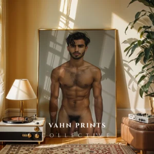 Modern Male Portrait Wall Art Digital Print Download