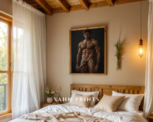 Hipster Male Wall Art Poster Instant Download