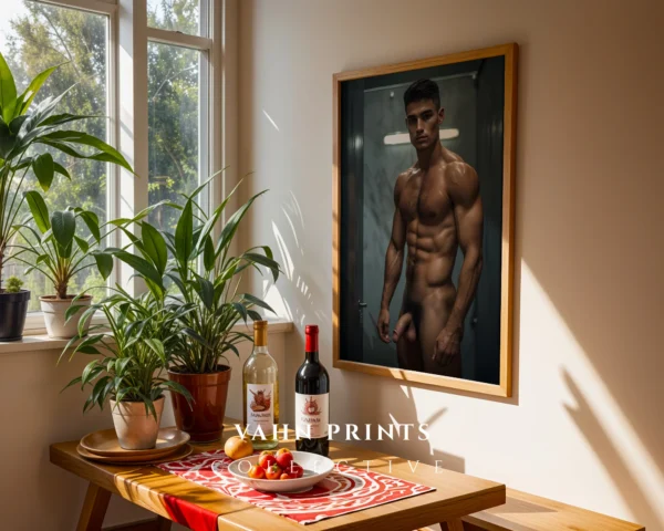 Contemporary Male Wall Art Printable Poster