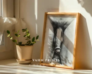 Artistic Male Figure Digital Print Contemporary Wall Art