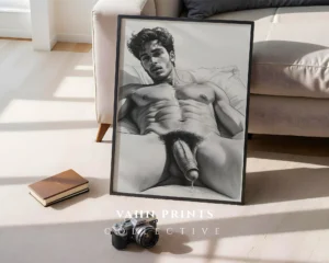 Minimalist Gentleman Art Print Modern Decor