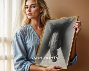 Modern Man Silhouette Printable Wall Decor