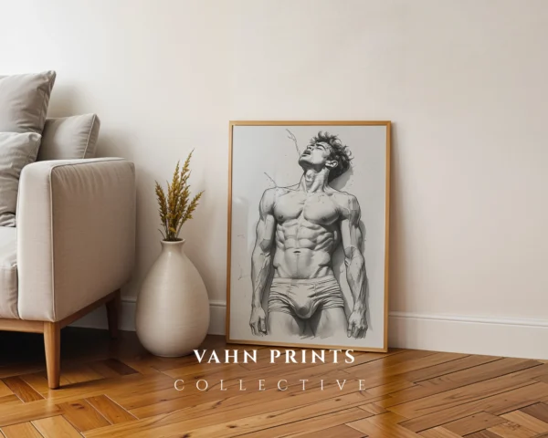 Modern Artistic Man Portrait Digital Download