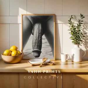 Abstract Gentleman Profile Art Print Wall Decor