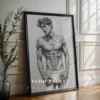 Masculine Modern Portrait Art Print Digital