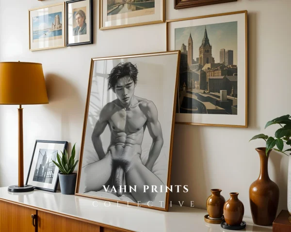 V350c_m1 Modern Male Character Art Print Digital Download