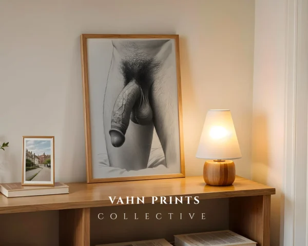 Abstract Modern Male Portrait Wall Decor